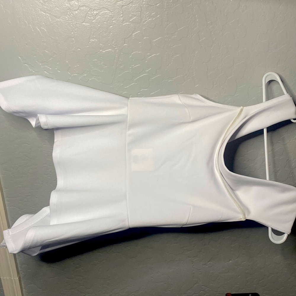 White Over Shoulder Blouse